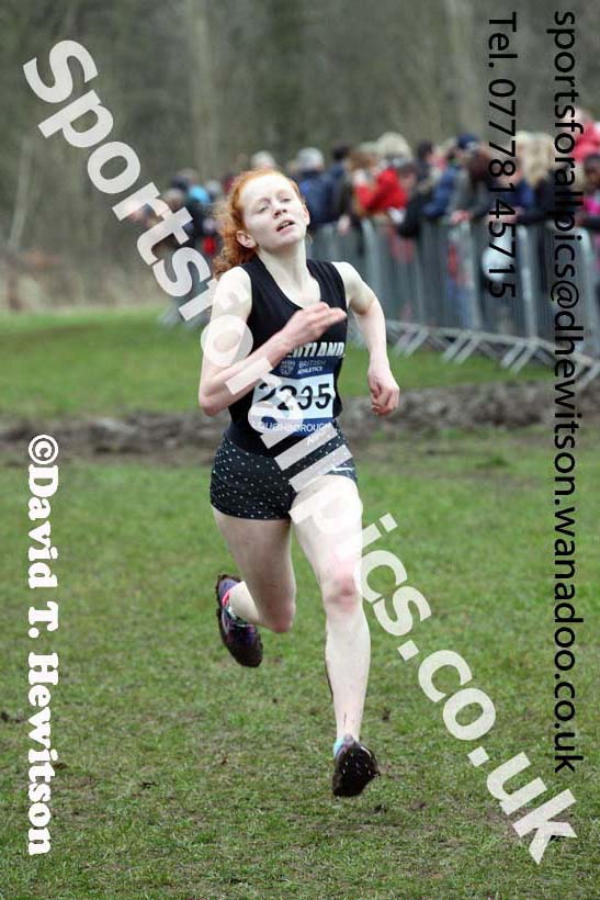 Womens under-17s Inter Counties Cross Country, Prestwold Hall, Loughborough. Photo: David T. Hewitson/Sports for All Pics